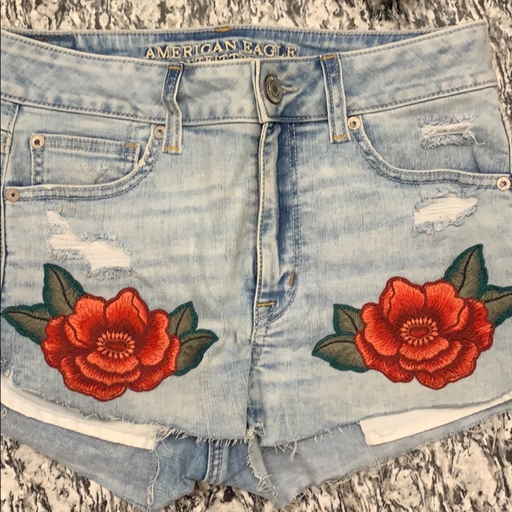 American eagle denim shorts